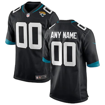 youth nike black jacksonville jaguars custom team color gam